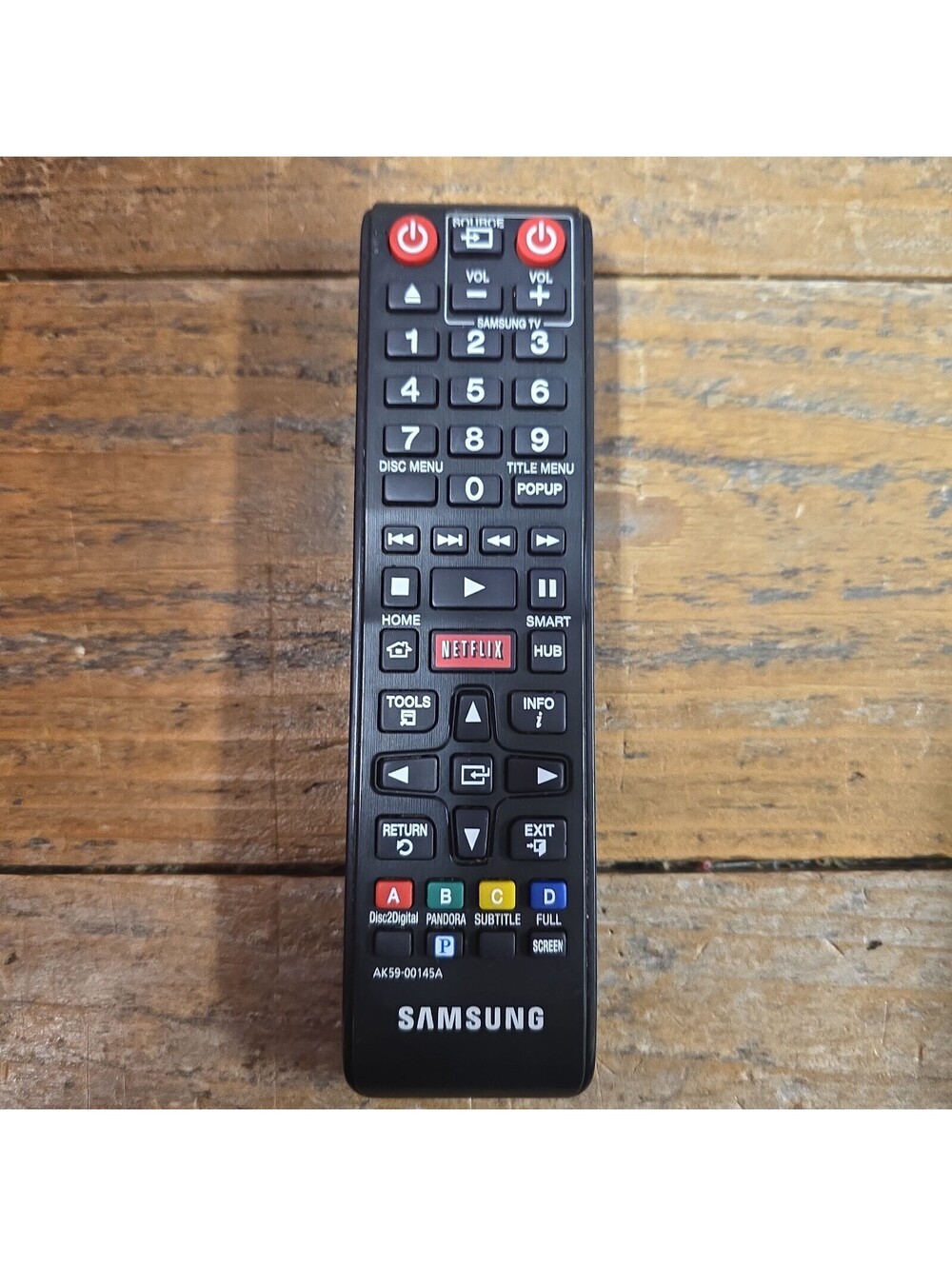Samsung AK59-00145A Factory Original Blu-Ray Player Remote BDE5700 BDE5900 USA